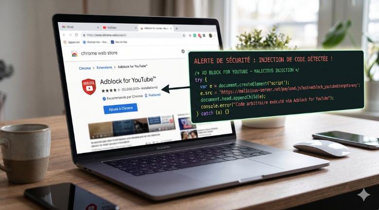 Adblock for YouTube : 11 millions d’installations et une grave faille à corriger !