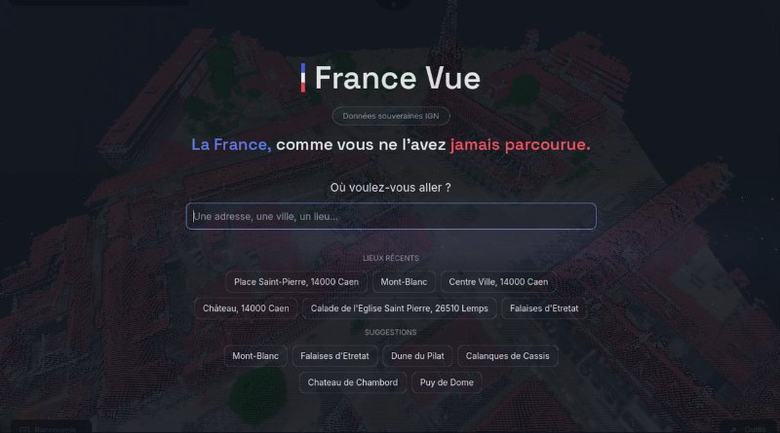 France Vue : une appli gratuite pour explorer la France en 3D avec les données de l’IGN