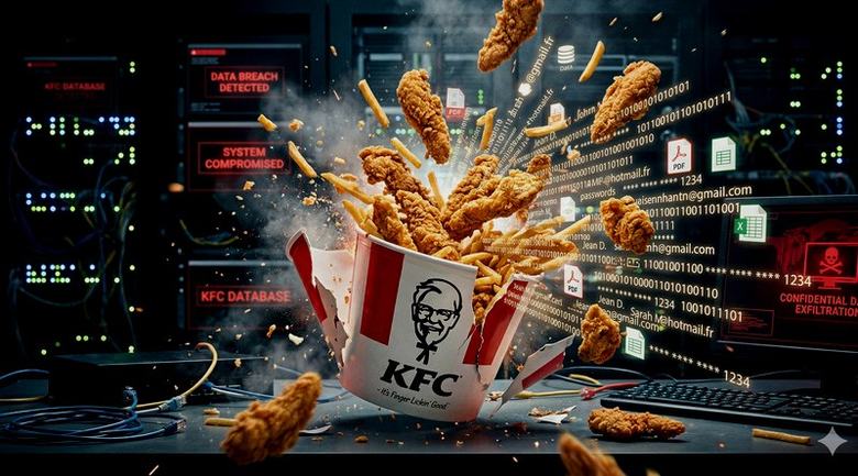 Fuite de données chez KFC France : les clients du programme fidélité touchés