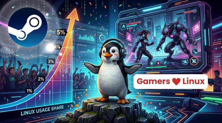 Gaming : 5% des joueurs sont sur Linux d’après Steam