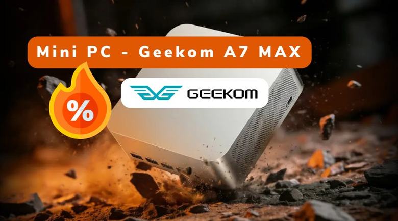 GEEKOM A7 Max : 150 euros de remise immédiate, un bon plan à ne pas rater !