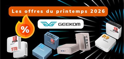 GEEKOM : le top des offres Mini PC du Printemps 2026 sur Amazon