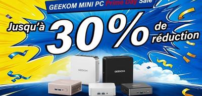 GEEKOM : le top des offres mini PC du Prime Day 2026 sur Amazon