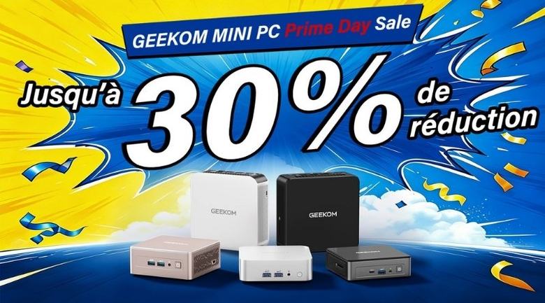GEEKOM : le top des offres mini PC du Prime Day 2026 sur Amazon