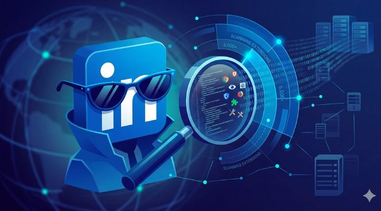 LinkedIn vous surveille : ce script caché scanne vos extensions et collecte des données