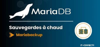 Mariabackup : sauvegarder à chaud les bases de données MariaDB