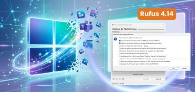 Marre des bloatwares ? Rufus 4.14 automatise et nettoie l’installation de Windows 11