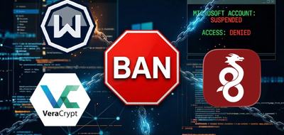 Microsoft a bloqué les devs de VeraCrypt et WireGuard : pourquoi ?