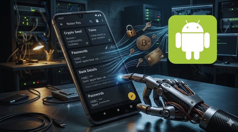 Mots de passe, clés API : le malware Perseus cible les notes sur Android