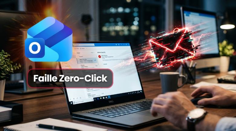 Outlook – CVE-2026-40361 : cette faille zero-click menace les entreprises, patchez !