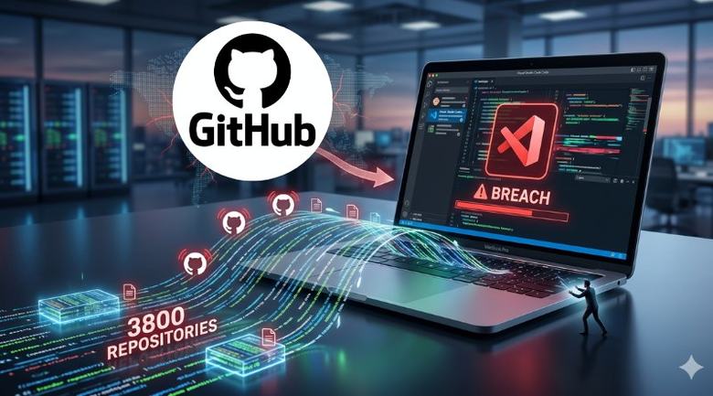 Piratage GitHub : 3 800 dépôts internes volés suite au hack du PC d’un employé