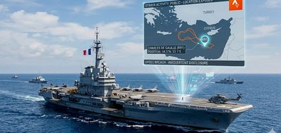 StravaLeaks : quand un simple footing dévoile la position exacte du porte-avions Charles-de-Gaulle