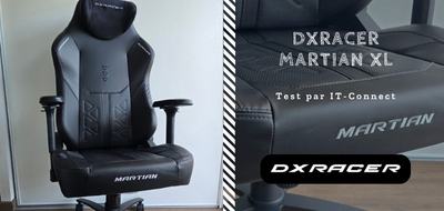 Test du DXRacer Martian, le fauteuil gaming électrique haut de gamme