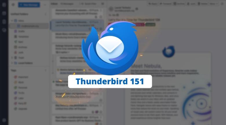 Thunderbird 151 est disponible : quelles sont les nouveautés ?