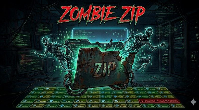Zombie ZIP : cette technique d’évasion rend aveugles les antivirus
